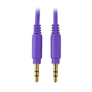 Cable Audio Star Tec 3.5Mm 1M Purpura Bolsa