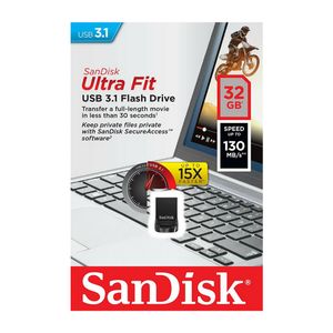 Memoria Usb 32 Gb Sandisk Ultra Fit Flash Drrive